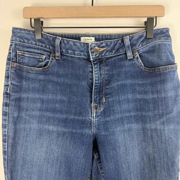 L.L. Bean Classic Fit Straight Petite Jeans - Picture 2 of 10